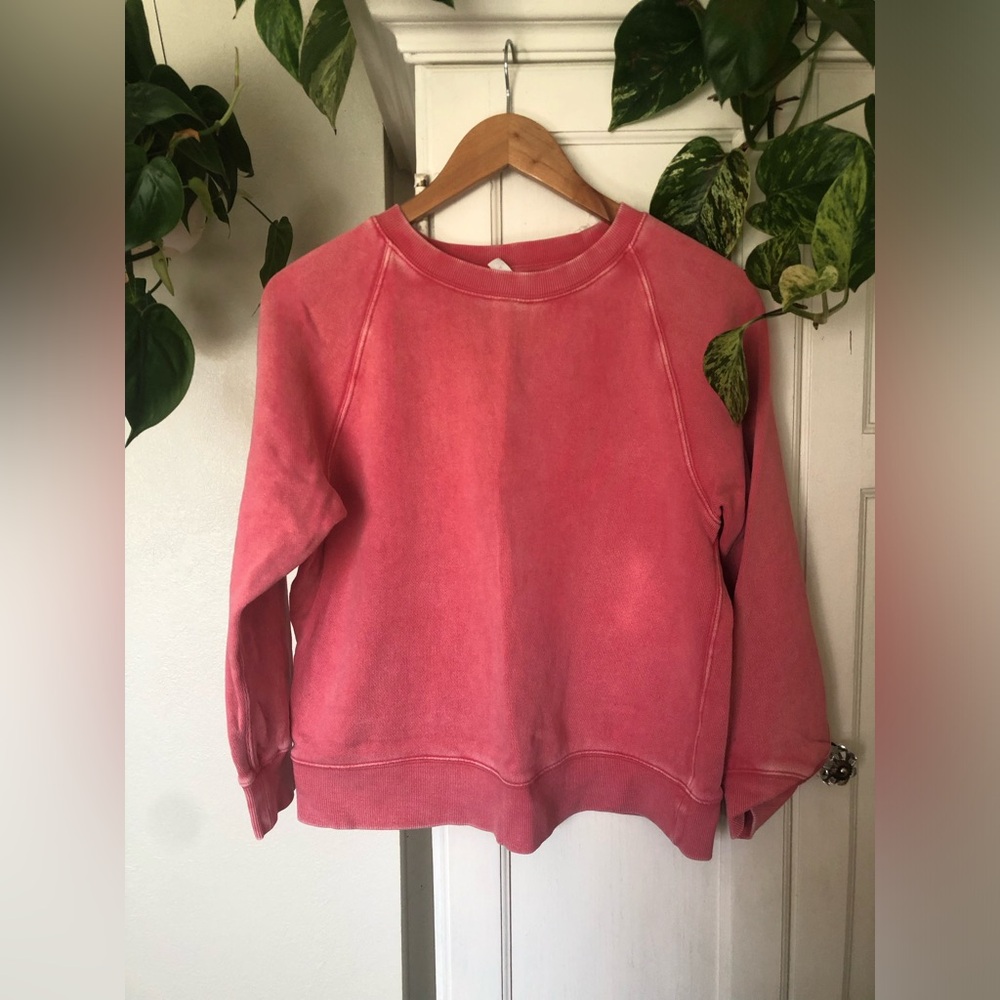 Free People wash-out sweatshirt